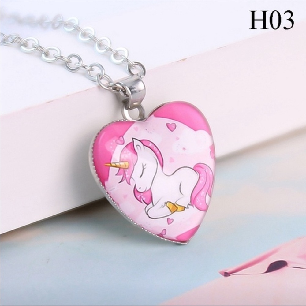 Unicorn Heart Necklace